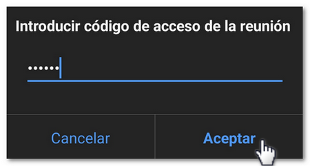 Código de acceso
