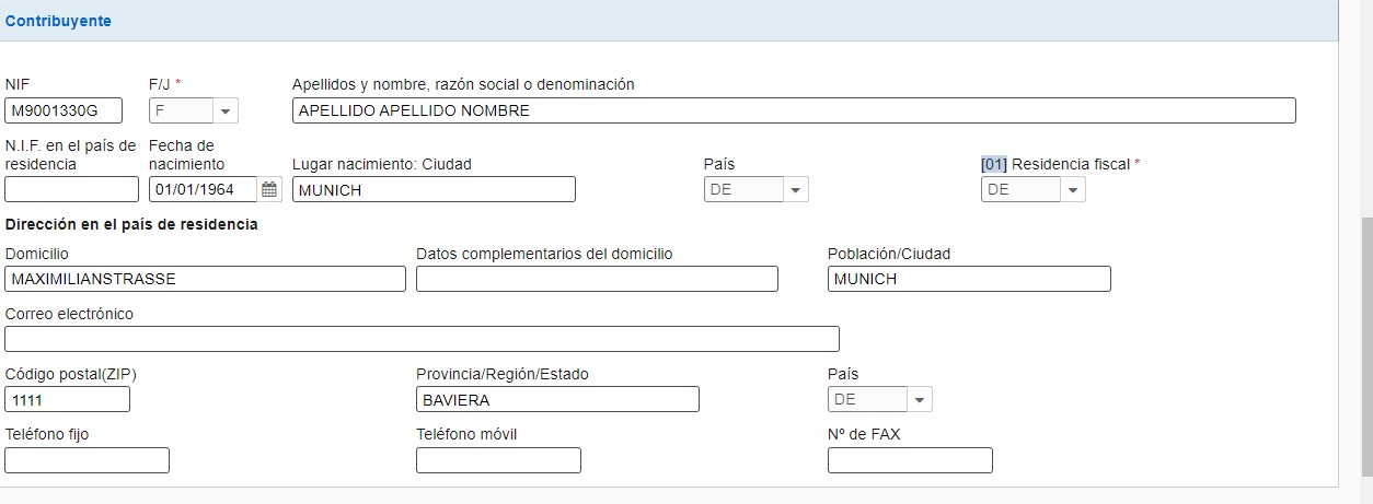 IRNR sin establecimiento permanente. Contribuyente