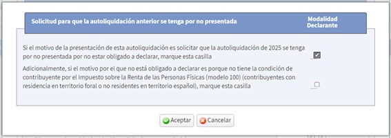Marcada la primera opci&oacute;n